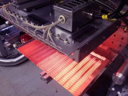 Certified infrared curing lamp