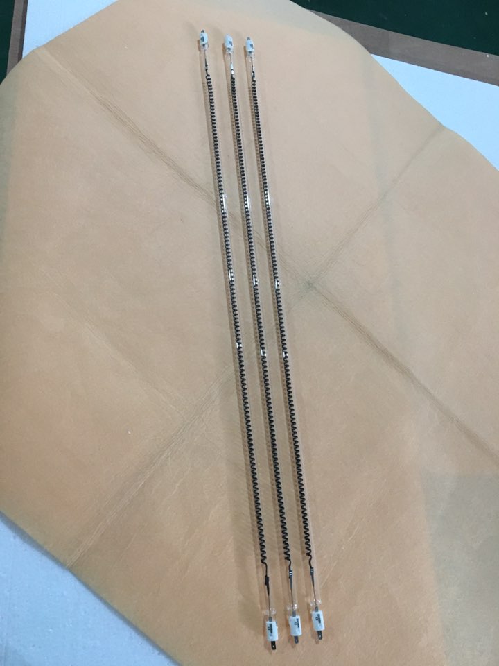 Customize Infrared drying lamp carbon heating element 800mm 2000w SK15 carbon fiber heating lamps