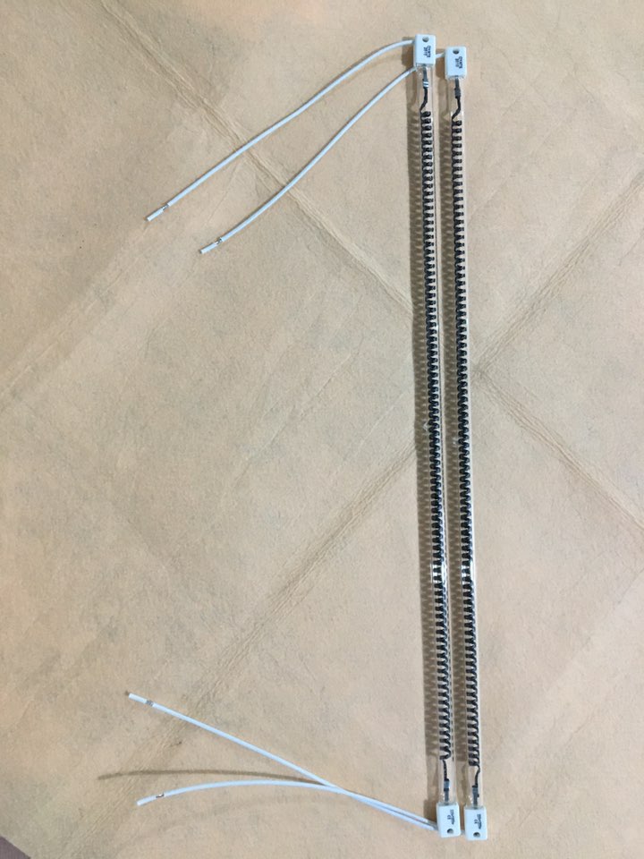 twin tube carbon fiber heating lamp
