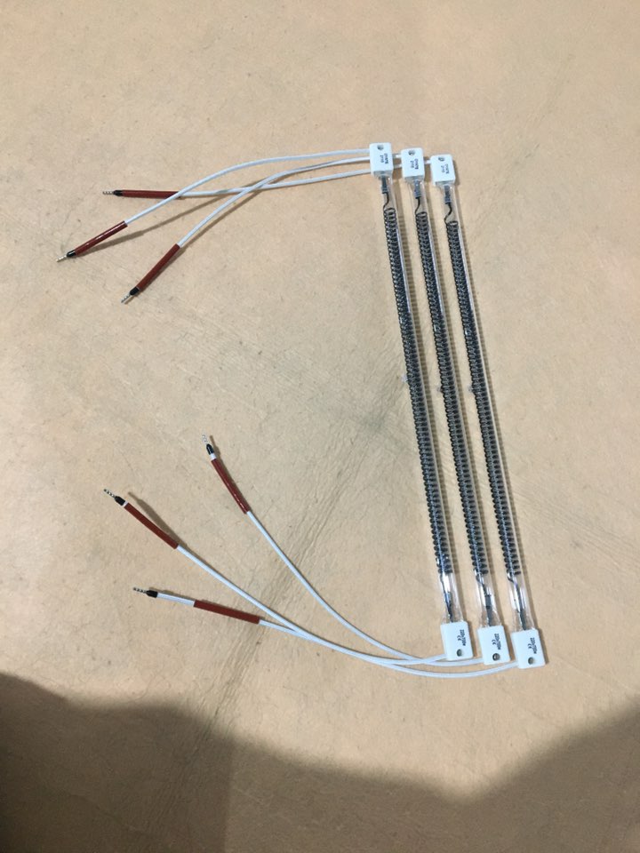 Horno de fibra de carbono 840 mm 110 V 1000 W