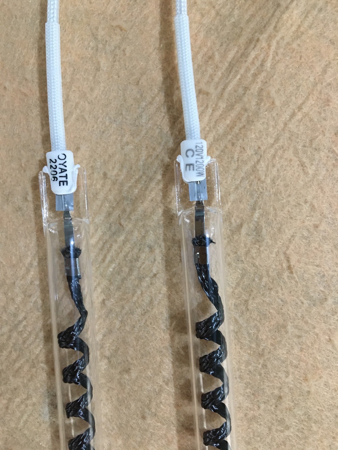 carbon fiber far infrared heating lamps