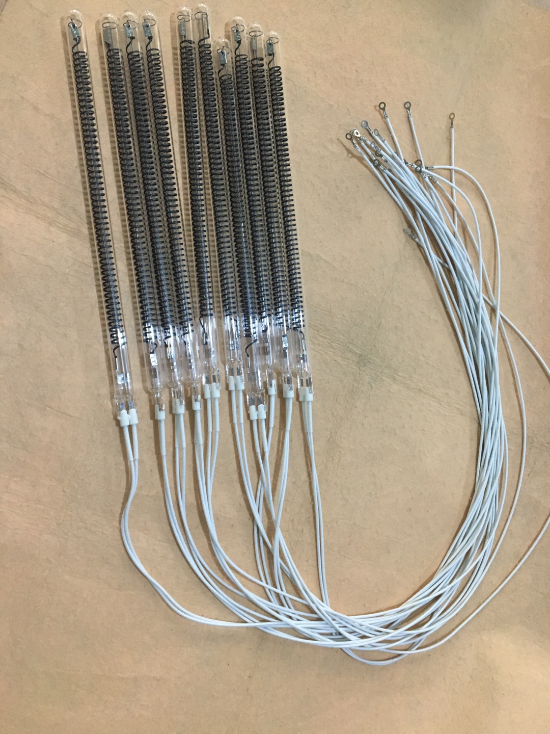 400mm 220v 1100w carbon fiber heat lamp oven